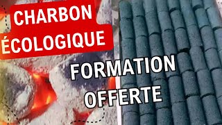 FORMATION OFFERTE SUR LA PRODUCTION DU CHARBON ÉCOLOGIQUE A PARTIR DES DÉCHETS VÉGÉTAUX [upl. by Obidiah]