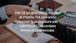 Concordato Preventivo Biennale per le Partite IVA 2024 [upl. by Danice708]