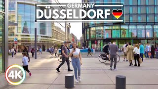 Düsseldorf in May 2023 A Stunning 4K Walking Tour of Germanys Enchanting City [upl. by Faustena]