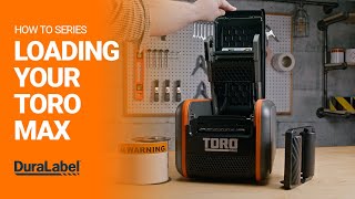 Mastering Labeling How To Load Your Toro Max Industrial Label Printer [upl. by Nordek]