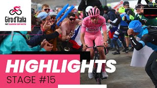 Giro dItalia 2024  Stage 15 Highlights [upl. by Lledrac658]