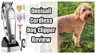 oneisall Cordless Dog Clipper Review [upl. by Egor841]