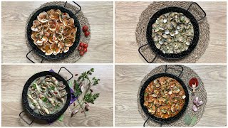 RECETAS CON ALMEJAS y BERBERECHOS 🐚 ¡4 Aperitivos Fáciles y Deliciosos Especial NAVIDAD 🎄 [upl. by Daahsar]