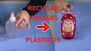 ♻ Como reciclar y decorar envases plásticos  Prof Fernanda Valiente [upl. by Renick]