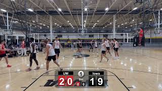 20241019 Wisconsin Volleyball A vs Iowa  Championship [upl. by Ybroc]