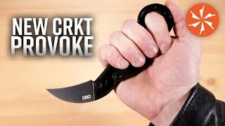 New CRKT Provoke Folding Karambit Knife Available at KnifeCentercom [upl. by Yenttihw320]