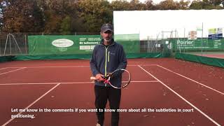 Anselme Tennis  Doubles starting positions for the net partner [upl. by Leicester388]