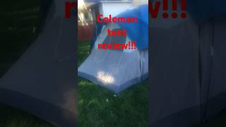 Funny Coleman tent review [upl. by Ylak414]