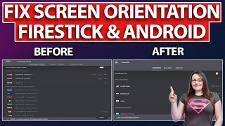 HOW TO FIX SCREEN ORIENTATION ISSUES FIRESTICK  NO MORE SQUASHED SCREEN [upl. by Elleoj320]