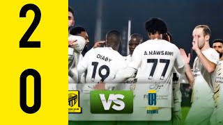 Al Ittihad vs AlOrobah 20 highlights amp Goals [upl. by Aihselat]