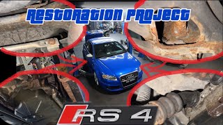 Audi RS4 B7  its time for restoration after 16 years and 100000 miles Part 1 [upl. by Gleda]