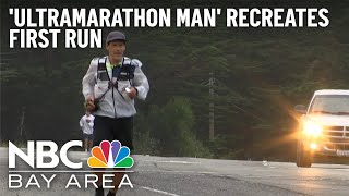 30 Years Later Ultramarathon Man Recreates AllNight Run That Launched Career Propelled Sport [upl. by Trilby]