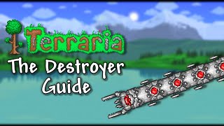 How To Cheese MASTER MODE Destroyer In Terraria 144 [upl. by Adilen]