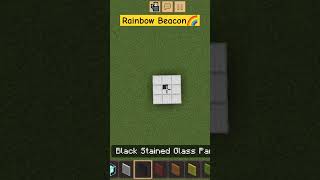 Rainbow Beacon 🌈minecraft [upl. by Anol462]