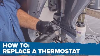 How to Change a Thermostat  DIY Yamaha Outboard Maintenance [upl. by Eimmit965]