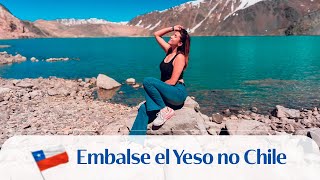 Vlog Embalse el Yeso  Passeios no Chile  Verão chileno [upl. by Carmon]