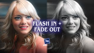 flash in  fade out tutorial  after effects [upl. by Wera]