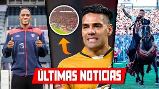 MONUMENTAL OVACION a FALCAO x ATLETICO MADRID l DOBLETE COLOMBIANO l VIDAL SURREALISTA PRESENTACION [upl. by Adnowat742]