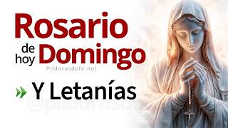 Rosario del Domingo Misterios Gloriosos  Letanías 4 Agosto 2024 [upl. by Norreg]