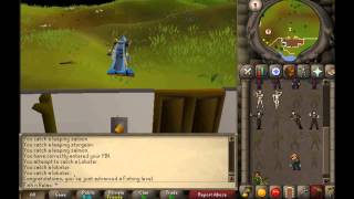 RuneScape Oldschool 99 Fishing  Cape amp Emote OSRS [upl. by Simon]