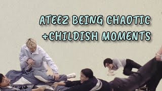 ATEEZ being chaotic  childish moments💕 [upl. by Sulokcin]