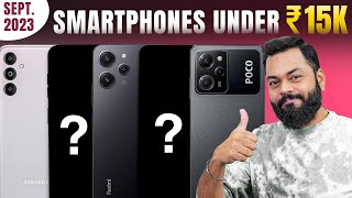 Top 5 Best 5G Smartphones Under ₹15000 Budget ⚡ September 2023 [upl. by Murage645]