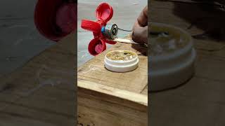 Waterwheel generator experiment diy craft craft electronics [upl. by Eislek]