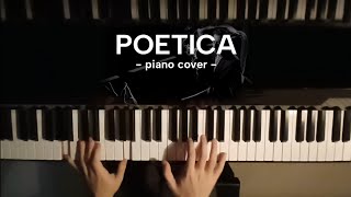 Poetica  Cesare Cremonini Piano Cover piano [upl. by Eded]