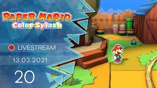 Paper Mario Color Splash LivestreamBlind  20  Kreuz und Quer [upl. by Artinahs]