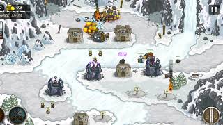 Kingdom rush nomal campaign glacial heights [upl. by Ruzich534]