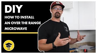 How to Install an Over The Range Microwave  AE DIY [upl. by Aramenta]