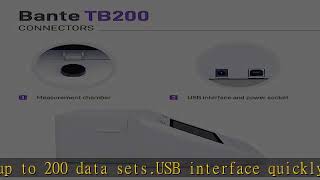 Bante TB200 Laboratory Turbidity Meter  Turbidimeter  2 to 7 Points Calibration Selectable TSS M [upl. by Etnahsal666]