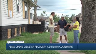 FEMA sets up recovery center in Claremore 6 weeks after tornado [upl. by Ttayh]