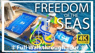 Freedom of the Seas  Full Walkthrough Ship Tour amp Review  Royal Caribbean Cruise Lines  4K 2023 [upl. by Elagiba]