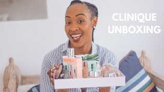 CLINIQUE UNBOXING I Fashionable Stepmum [upl. by Einalem317]