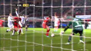 KV Kortrijk  SV ZulteWaregem  Matchverslag Stadion  VTM [upl. by Pelagi]