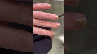 Sparkly glittery manipedi at Spa at the Essex Resort VT [upl. by Akenaj]