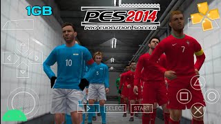 PES 2014 Pro Evolution Soccer PSP Game For PPSSPP Emulator On Android Mobile Device  Gameplay [upl. by Nangatrad157]