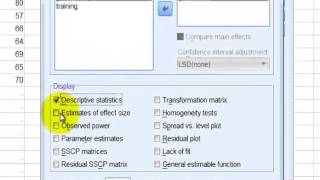 repeated measures anova spss [upl. by Esilehc]