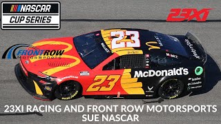 23XI Racing And Front Row Motorsports Sue NASCAR [upl. by Dnalrag]