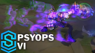 PsyOps Vi Skin Spotlight  League of Legends [upl. by Acinad]