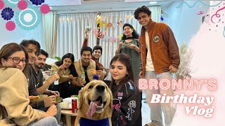 BRONNY’s BIRTHDAY VLOG 🐶 Cutest Celebration  MrMnv [upl. by Clemmy]