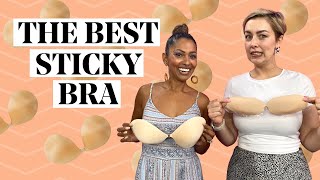 Testing 3 Viral Sticky Bras Sizes C and DD  We Try Before You Buy [upl. by Surat]