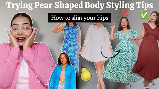 Trying Pear 🍐Shaped Body Styling Tips 🤯✨  KHUSHI GUPTA [upl. by Aimal]