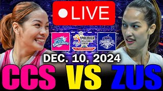 CREAMLINE VS ZUS COFFEE 🔴LIVE NOW  DEC 10 2024  PVL ALL FILIPINO CONFERENCE 2024 [upl. by Shorter]