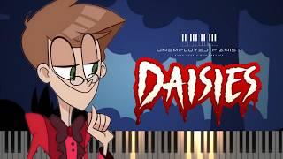 DAISIES  Hazbin Hotel Song Piano tutorial and Karaoke [upl. by Eseila]