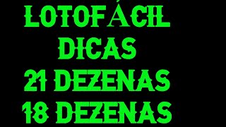 LOTOFÁCIL 3219  17 MILHÃO  DICAS E ANÁLISES DO 3219  18 E 21 DEZENAS PARA FAZER DESDOBRAMENTOS [upl. by Odey]