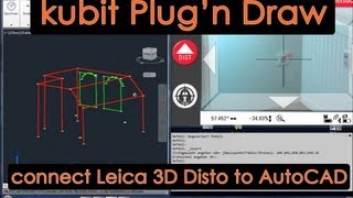 PlugnDraw Connecting the Leica 3D Disto to AutoCAD [upl. by Nylsoj]