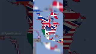 North America Evolution 2023  1500 shorts viral history countries evolution usa flags [upl. by Idham]