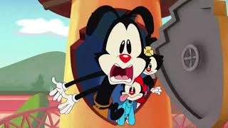 Yakko interrupts the Intro Animaniacs Reboot [upl. by Nirred]